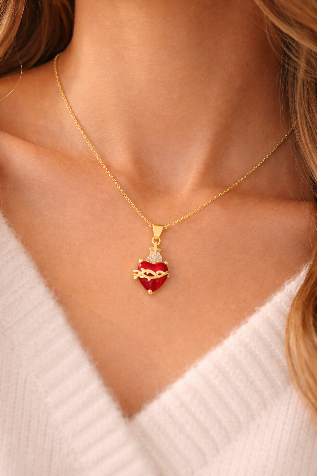 Love Flame Necklace
