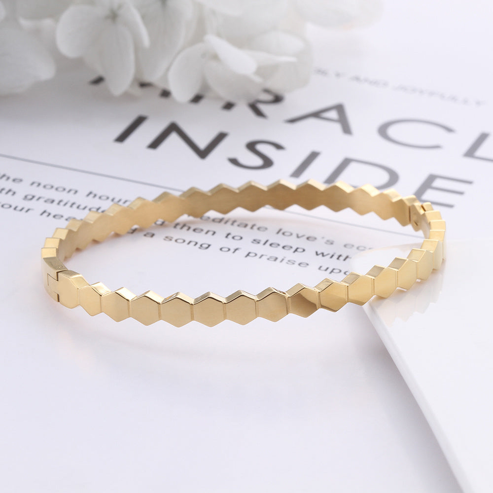 Honeycomb Bangle