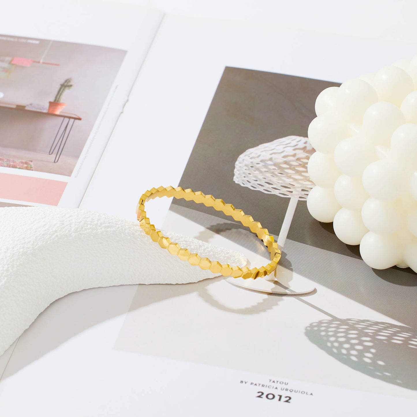 Honeycomb Bangle