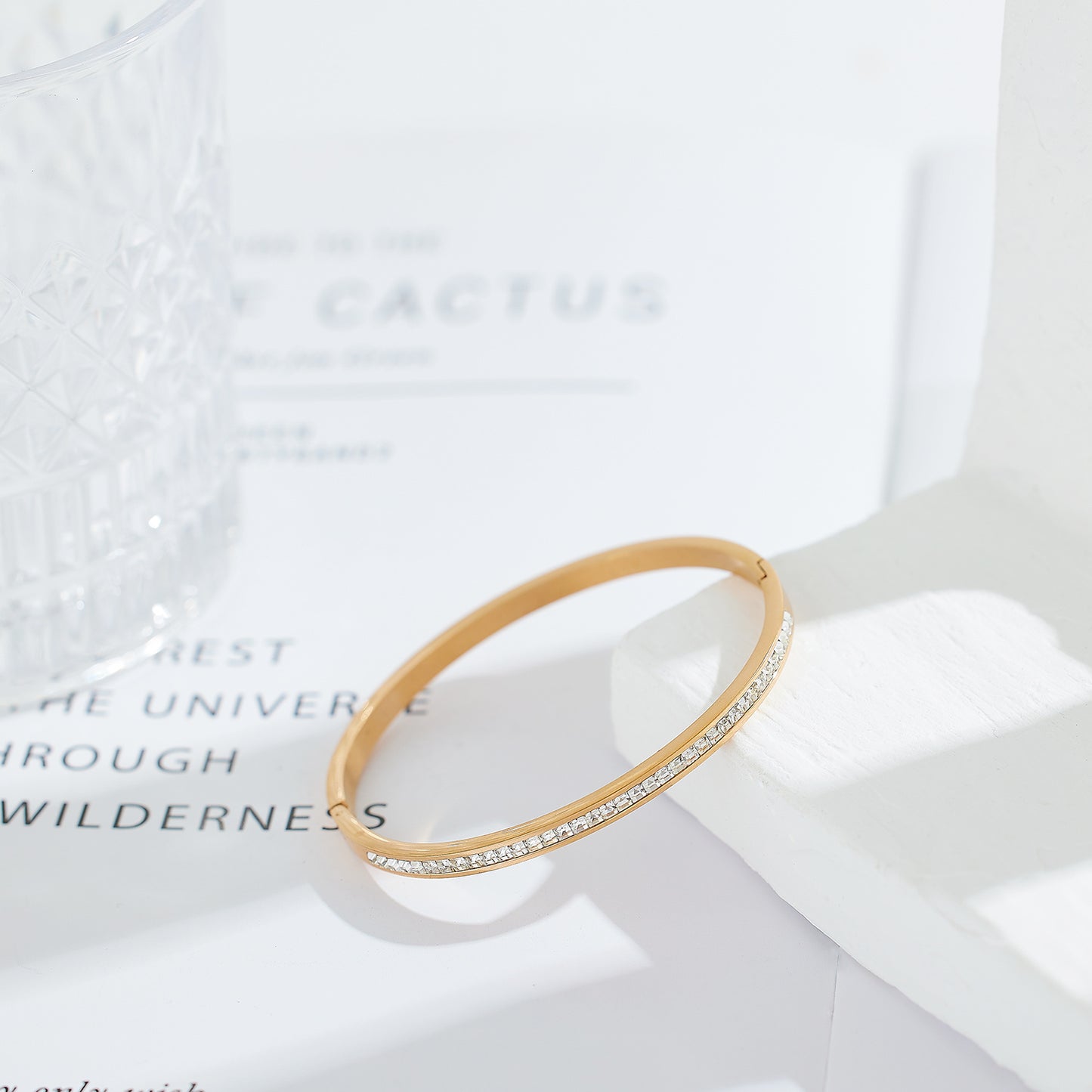 Crystal Edge Bangle