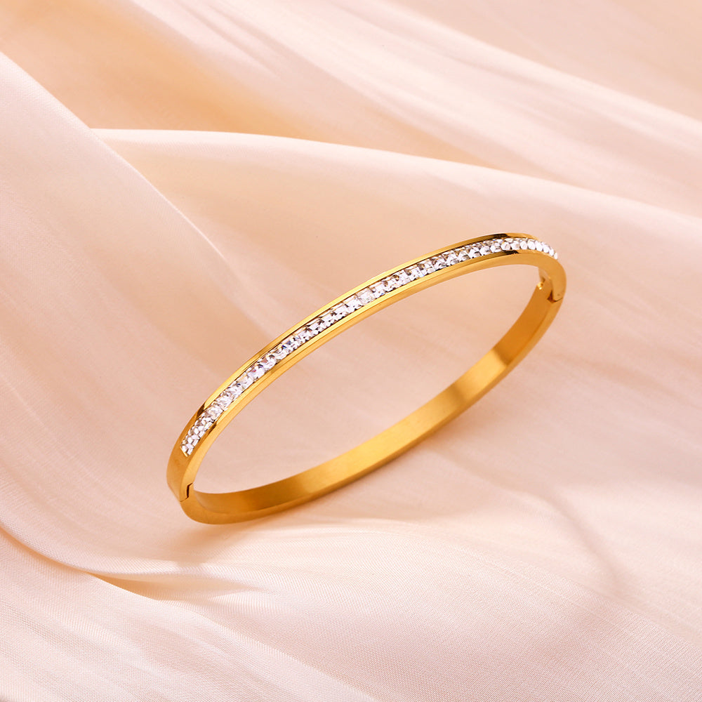 Crystal Edge Bangle
